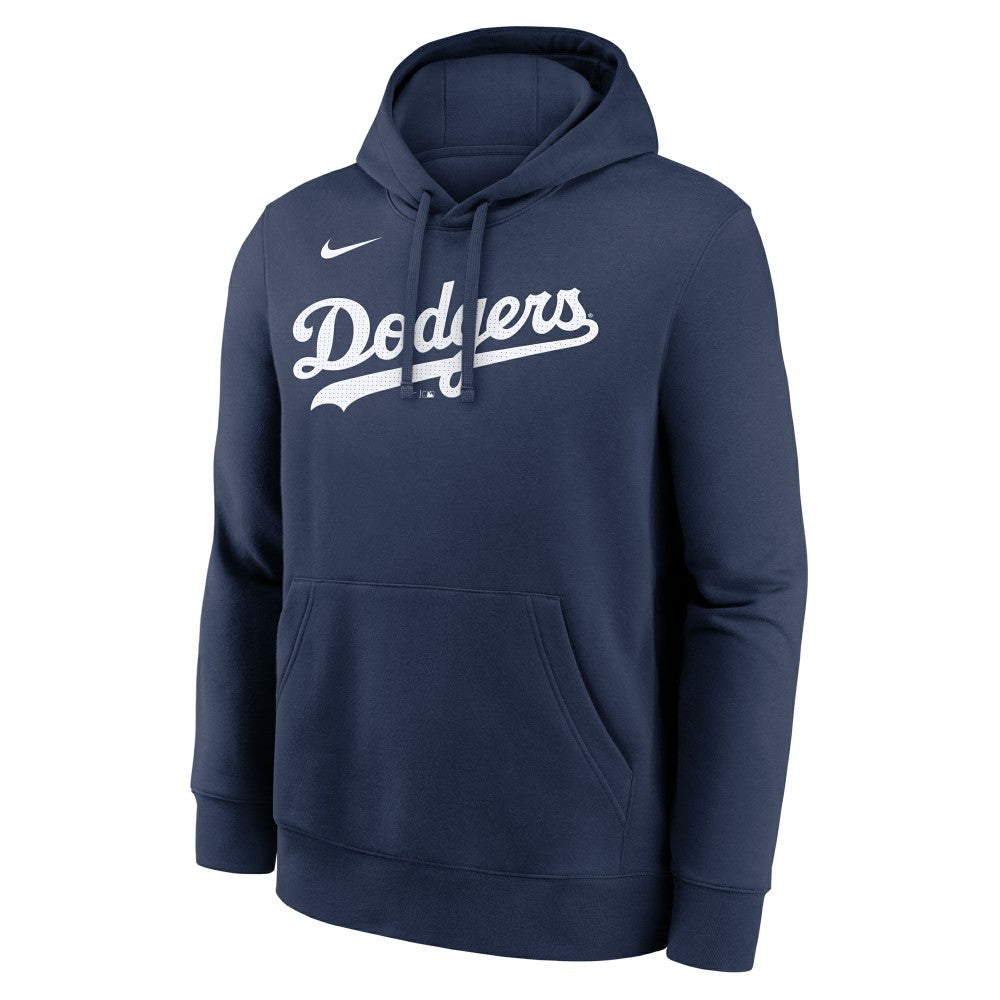 Shohei Ohtani Los Angeles Dodgers Player Name & Number Club Fleece Pullover Hoodie Navy | Nike