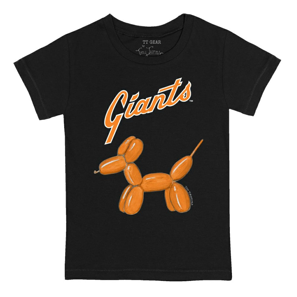 San Francisco Giants Tiny Turnip Youth Balloon Dog T-Shirt Black