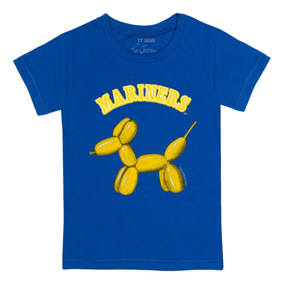 Seattle Mariners Tiny Turnip Youth Balloon Dog T-Shirt Royal
