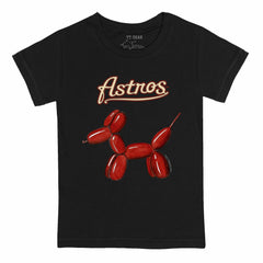 Houston Astros Tiny Turnip Youth Balloon Dog T-Shirt Black