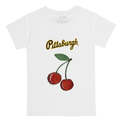 Pittsburgh Pirates Tiny Turnip  Youth Cherries T-Shirt White