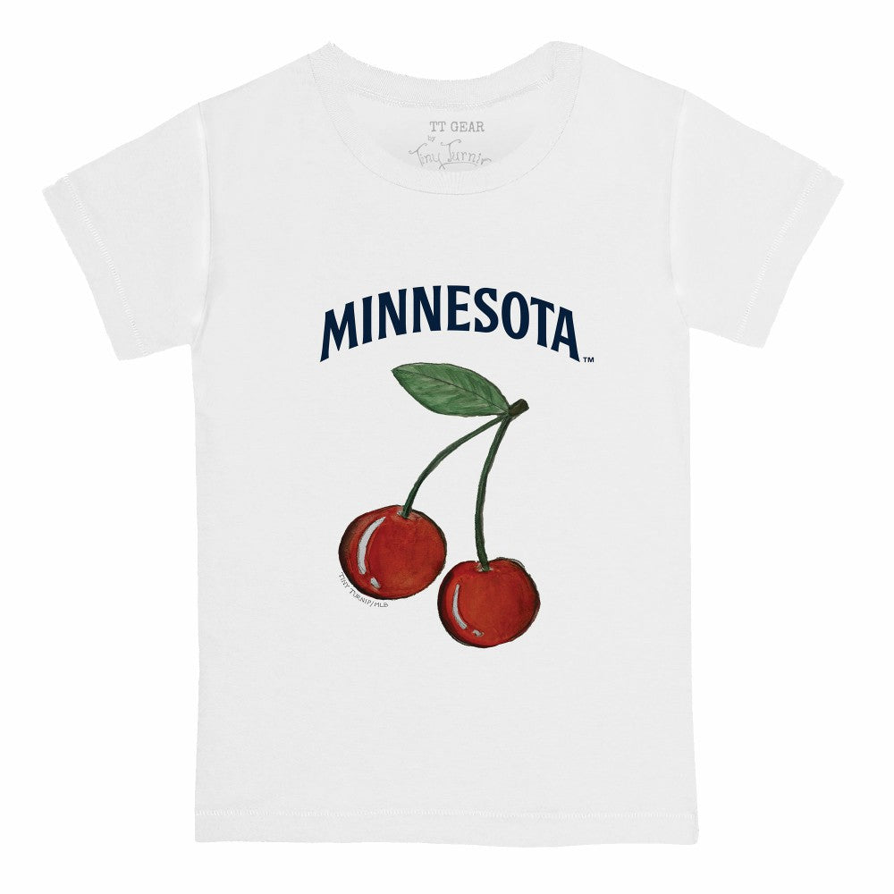 Minnesota Twins Tiny Turnip  Youth Cherries T-Shirt White