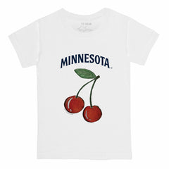 Minnesota Twins Tiny Turnip  Youth Cherries T-Shirt White