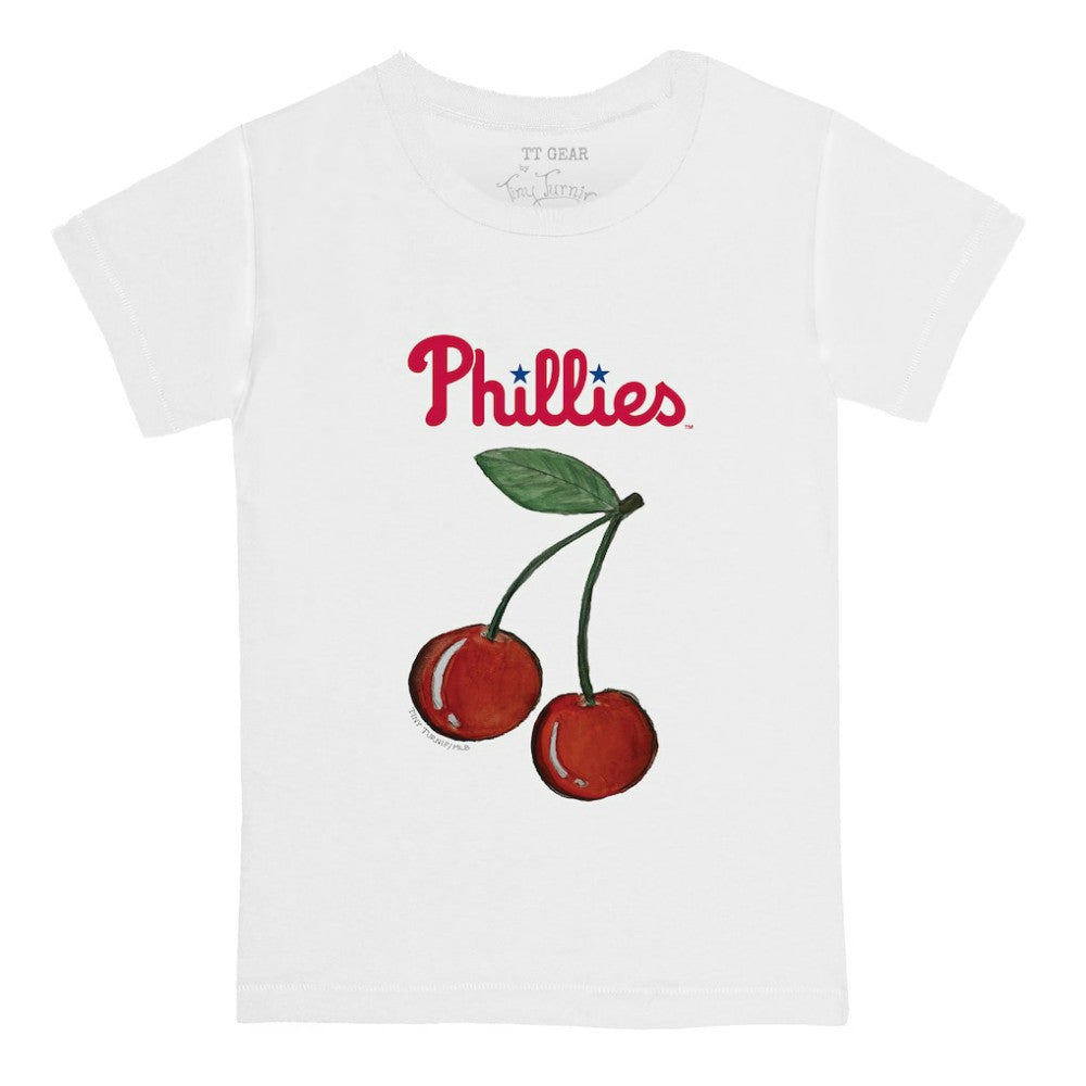 Philadelphia Phillies Tiny Turnip  Youth Cherries T-Shirt White
