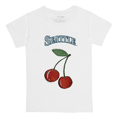 Seattle Mariners Tiny Turnip  Youth Cherries T-Shirt White