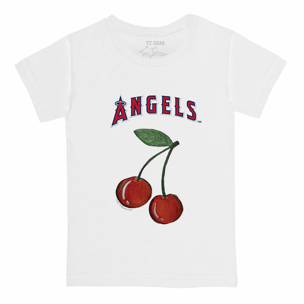 Los Angeles Angels Tiny Turnip  Youth Cherries T-Shirt White