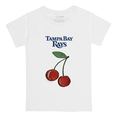 Tampa Bay Rays Tiny Turnip  Youth Cherries T-Shirt White