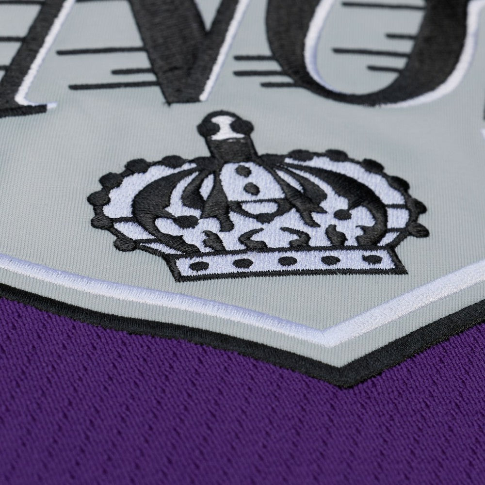 Los Angeles Kings Mitchell & Ness x Just Don Jersey Hoodie Purple