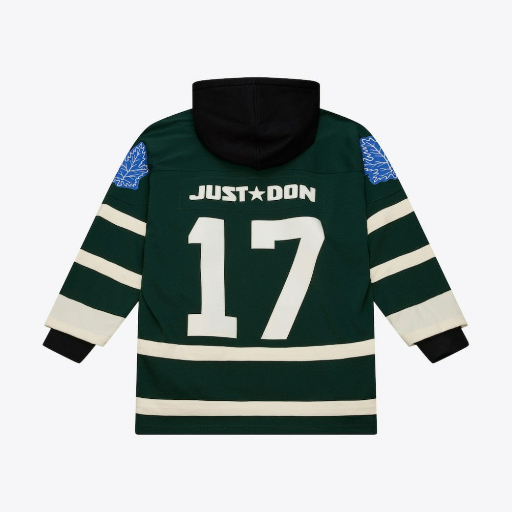 Toronto Maple Leafs Mitchell & Ness x Just Don Jersey Hoodie Green