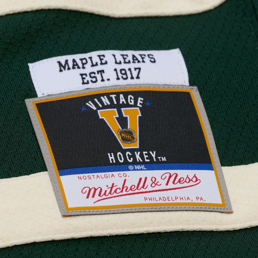 Toronto Maple Leafs Mitchell & Ness x Just Don Jersey Hoodie Green