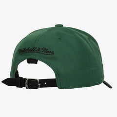 Chicago Blackhawks Mitchell & Ness x Just Don Wave Script Pro Strapback Hat Green/Black