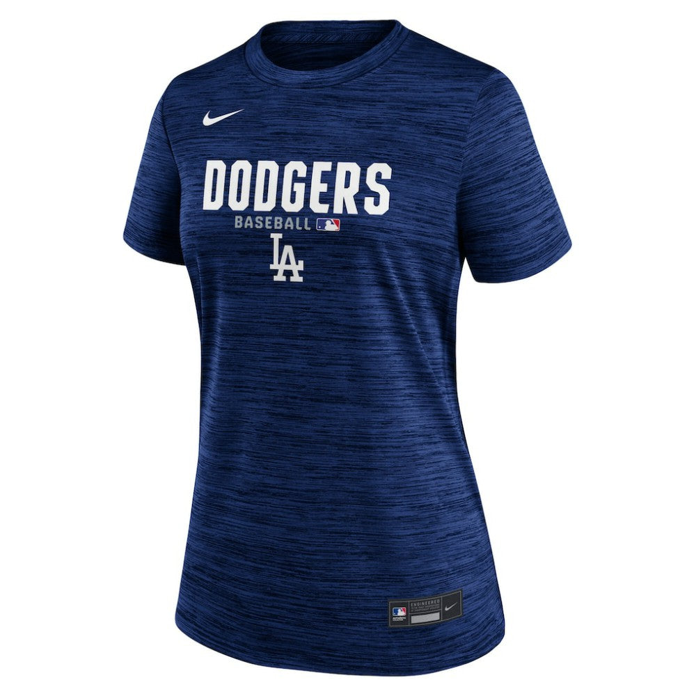 Los Angeles Dodgers Women's Authentic Collection Velocity Dri-FIT T-Shirt Royal | Nike