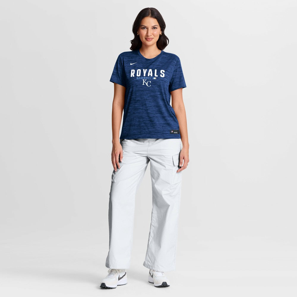 Kansas City Royals Women's Authentic Collection Velocity Dri-FIT T-Shirt Royal | Nike