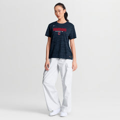Cleveland Guardians Women's Authentic Collection Velocity Dri-FIT T-Shirt Navy | Nike