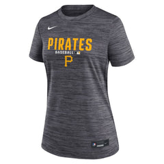 Pittsburgh Pirates Women's Authentic Collection Velocity Dri-FIT T-Shirt Black | Nike