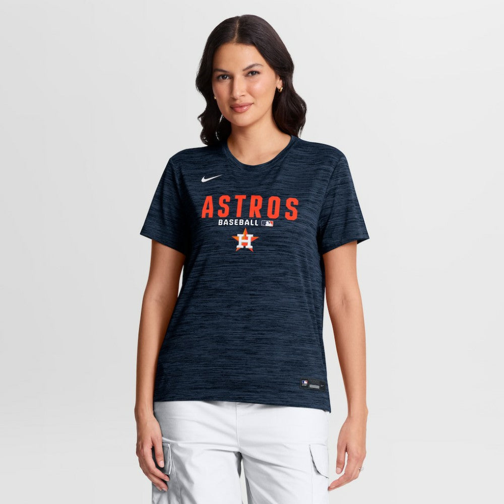 Houston Astros Women's Authentic Collection Velocity Dri-FIT T-Shirt Navy | Nike