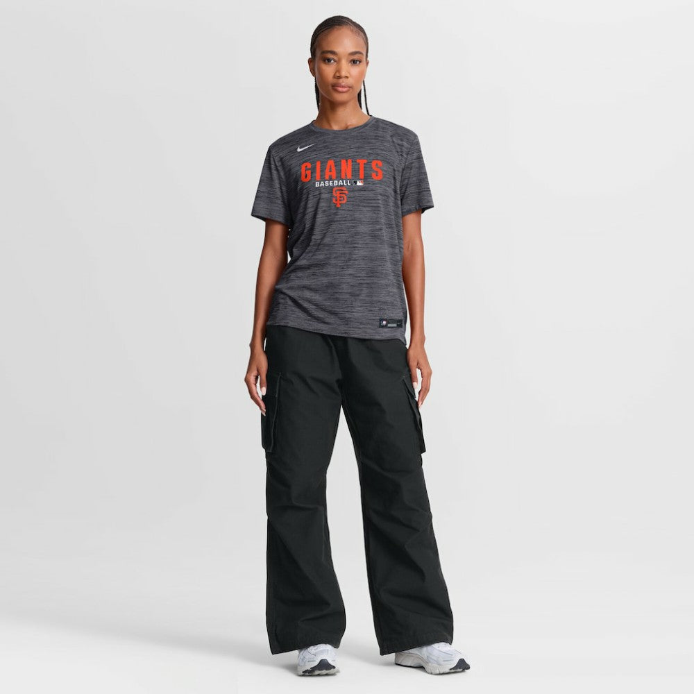 San Francisco Giants Women's Authentic Collection Velocity Dri-FIT T-Shirt Black | Nike