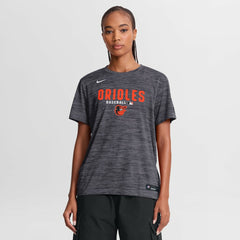Baltimore Orioles Women's Authentic Collection Velocity Dri-FIT T-Shirt Black | Nike