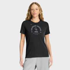 Colorado Rockies Women's Authentic Collection Early Work Tri-Blend Dri-FIT T-Shirt Black | Nike