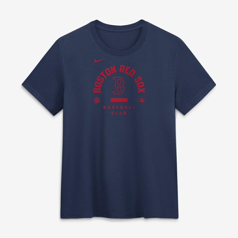 Boston Red Sox Women's Authentic Collection Early Work Tri-Blend Dri-FIT T-Shirt Navy | Nike