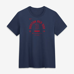 Boston Red Sox Women's Authentic Collection Early Work Tri-Blend Dri-FIT T-Shirt Navy | Nike