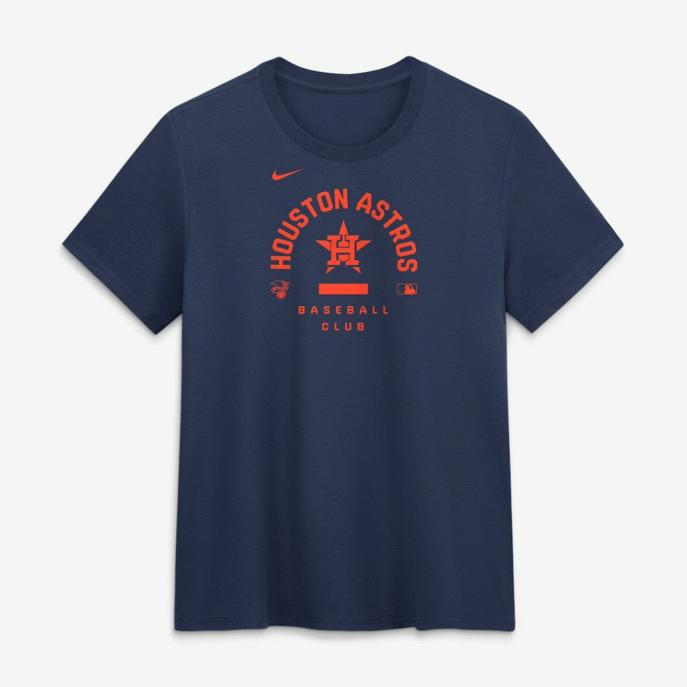 Houston Astros Women's Authentic Collection Early Work Tri-Blend Dri-FIT T-Shirt Navy | Nike