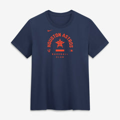 Houston Astros Women's Authentic Collection Early Work Tri-Blend Dri-FIT T-Shirt Navy | Nike