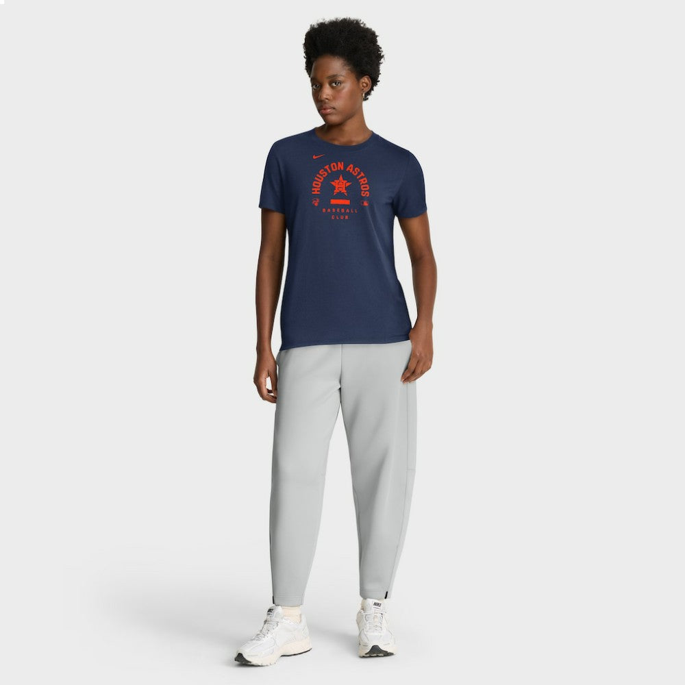 Houston Astros Women's Authentic Collection Early Work Tri-Blend Dri-FIT T-Shirt Navy | Nike