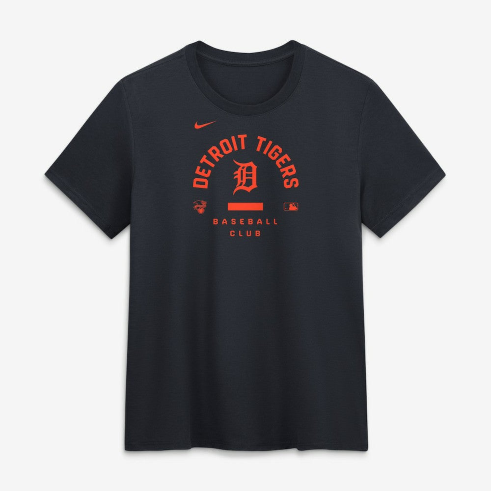 Detroit Tigers Women's Authentic Collection Early Work Tri-Blend Dri-FIT T-Shirt Navy | Nike
