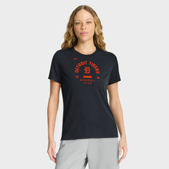 Detroit Tigers Women's Authentic Collection Early Work Tri-Blend Dri-FIT T-Shirt Navy | Nike