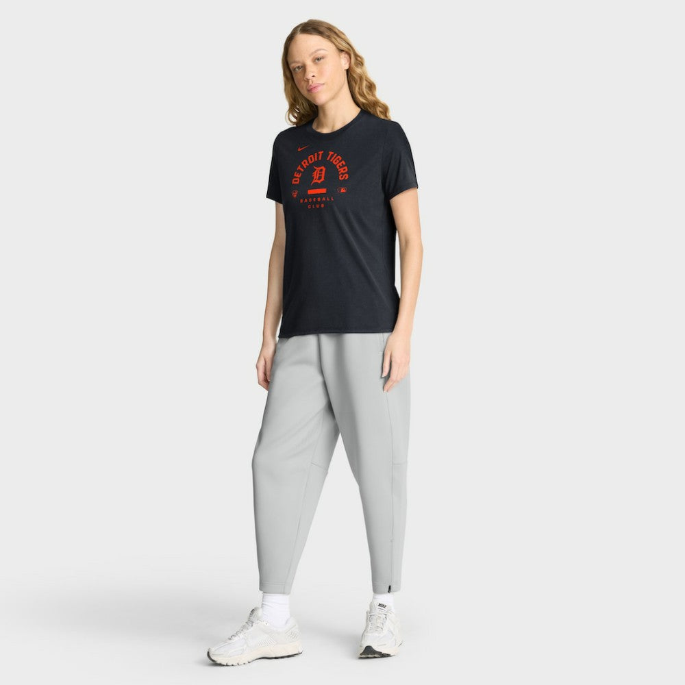Detroit Tigers Women's Authentic Collection Early Work Tri-Blend Dri-FIT T-Shirt Navy | Nike