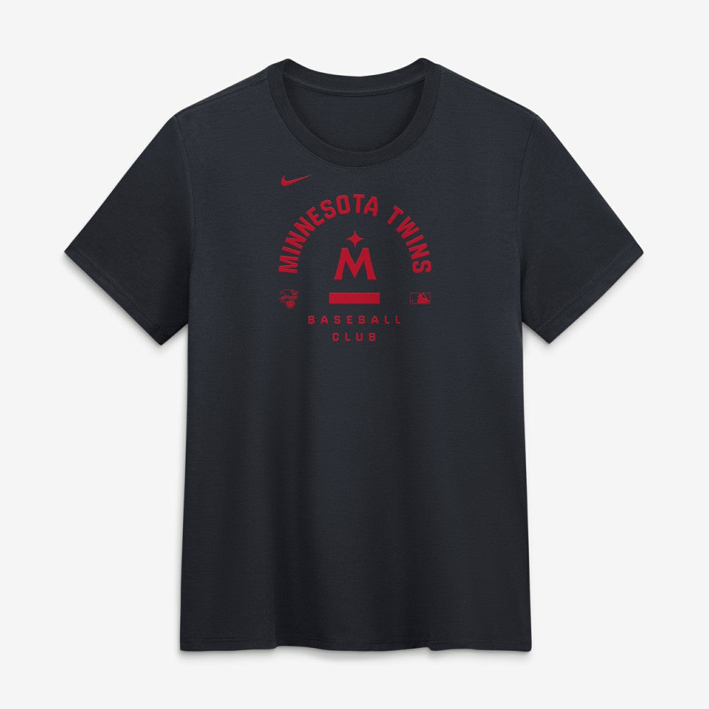 Minnesota Twins Women's Authentic Collection Early Work Tri-Blend Dri-FIT T-Shirt Navy | Nike