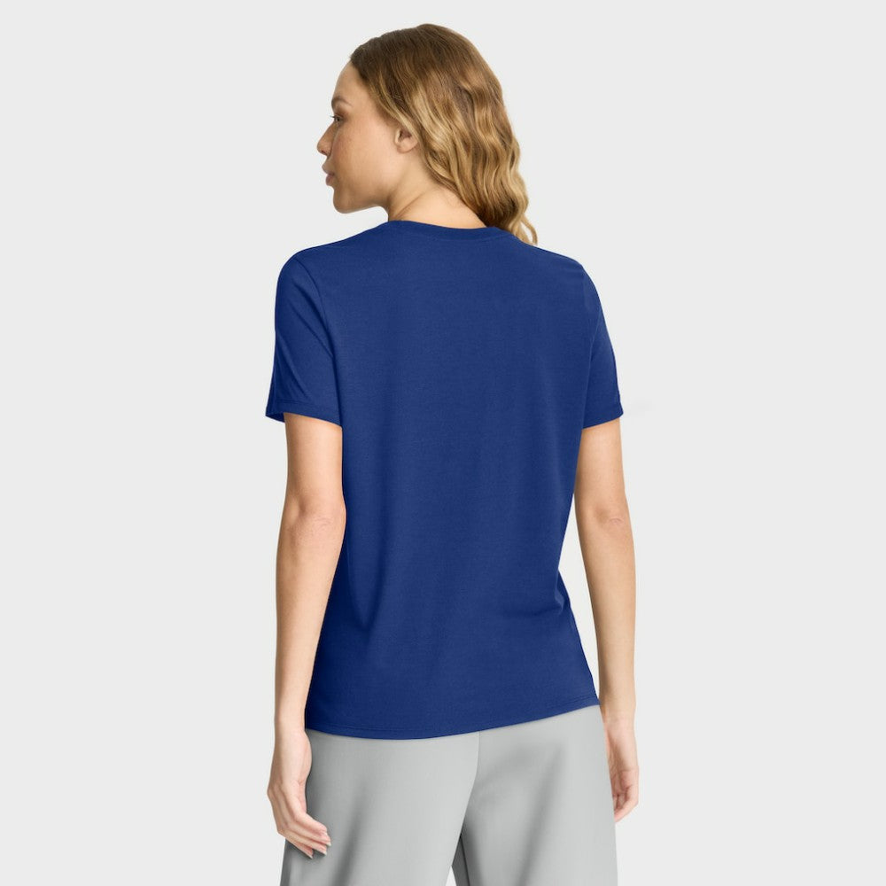 Chicago Cubs Women's Authentic Collection Early Work Tri-Blend Dri-FIT T-Shirt Royal | Nike