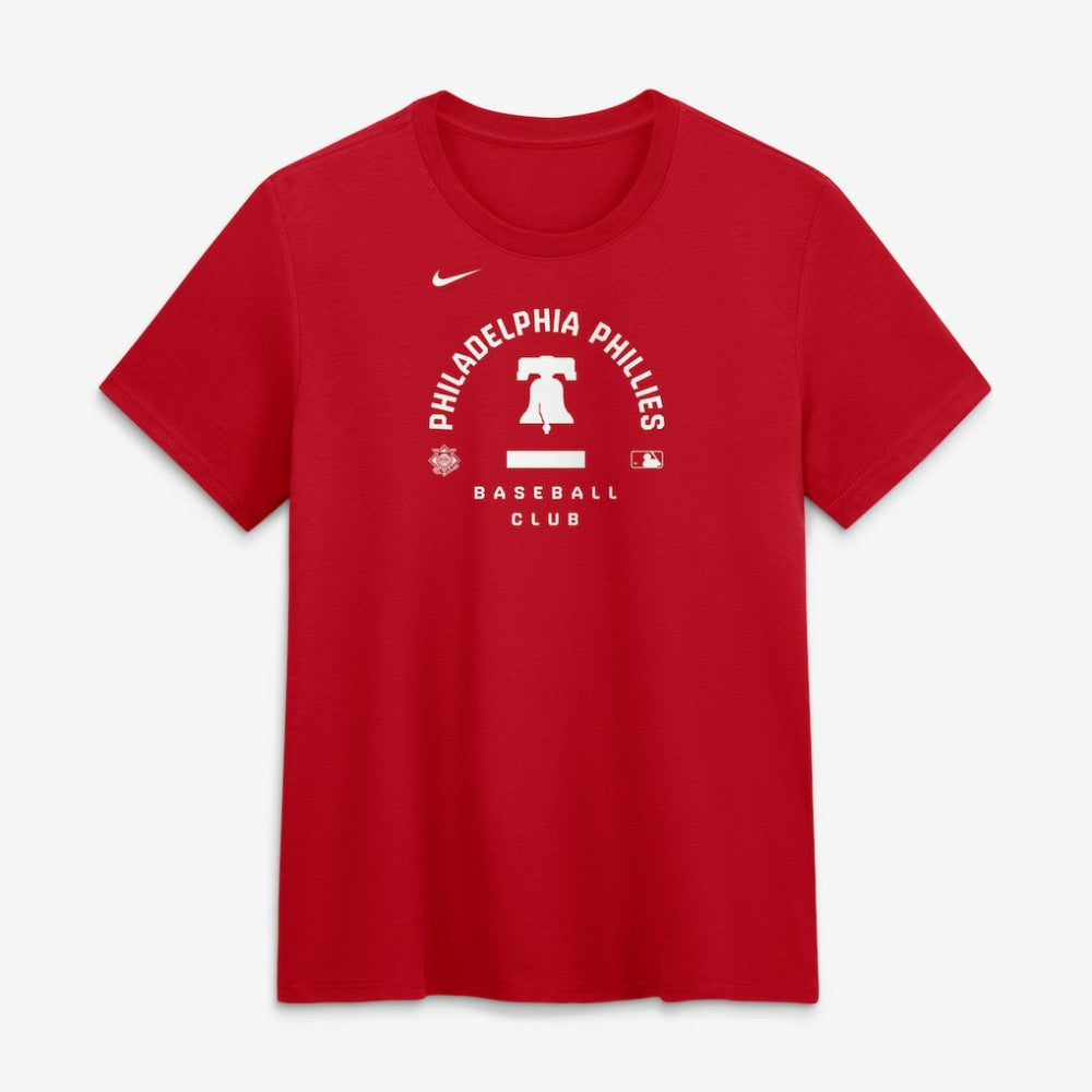 Philadelphia Phillies Women's Authentic Collection Early Work Tri-Blend Dri-FIT T-Shirt Red | Nike