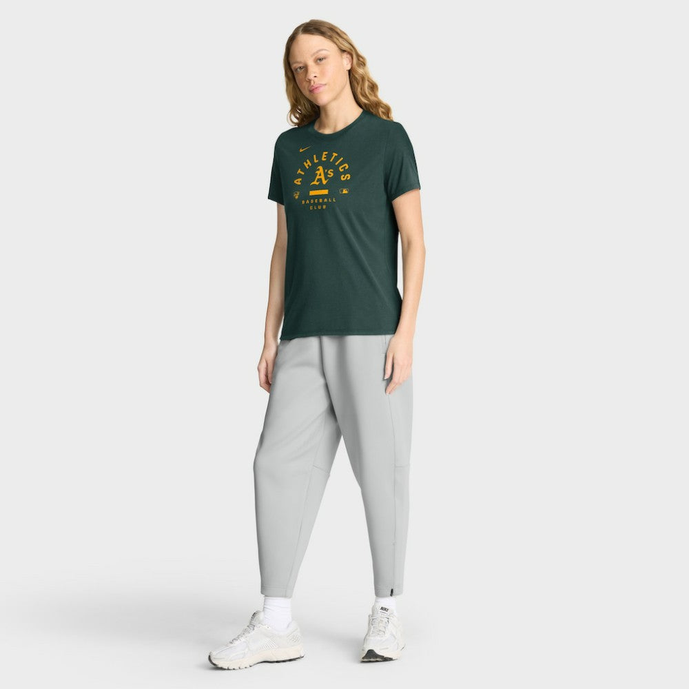Athletics Women's Authentic Collection Early Work Tri-Blend Dri-FIT T-Shirt Green | Nike