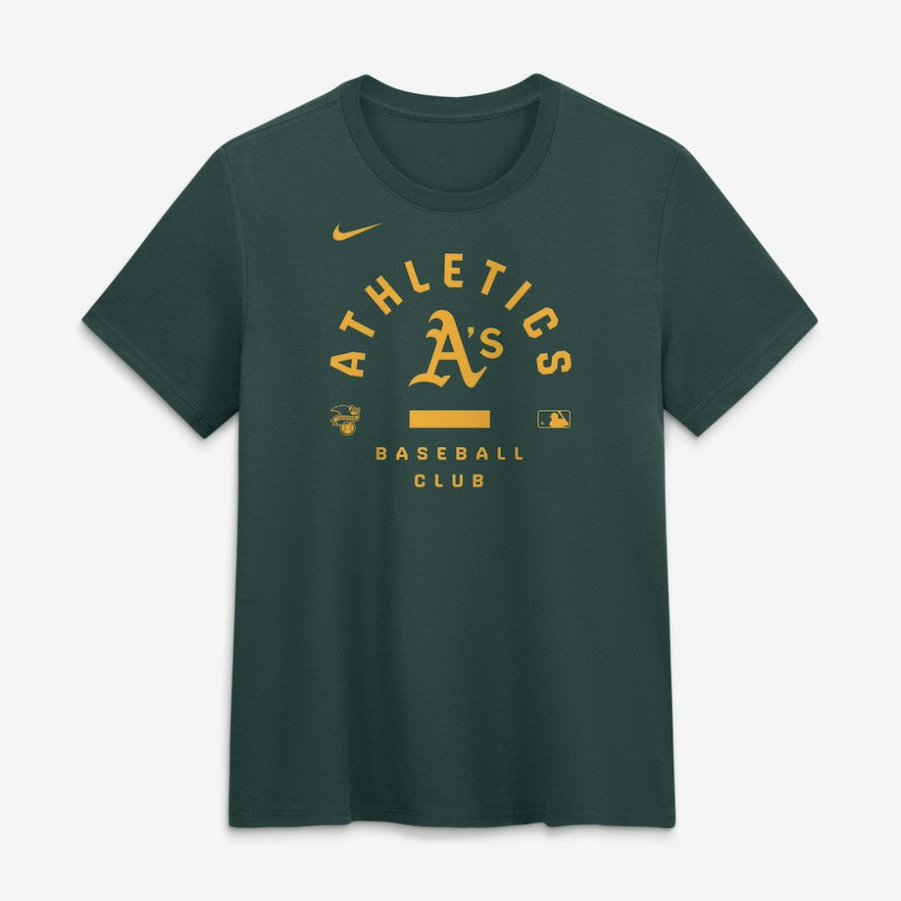 Athletics Women's Authentic Collection Early Work Tri-Blend Dri-FIT T-Shirt Green | Nike