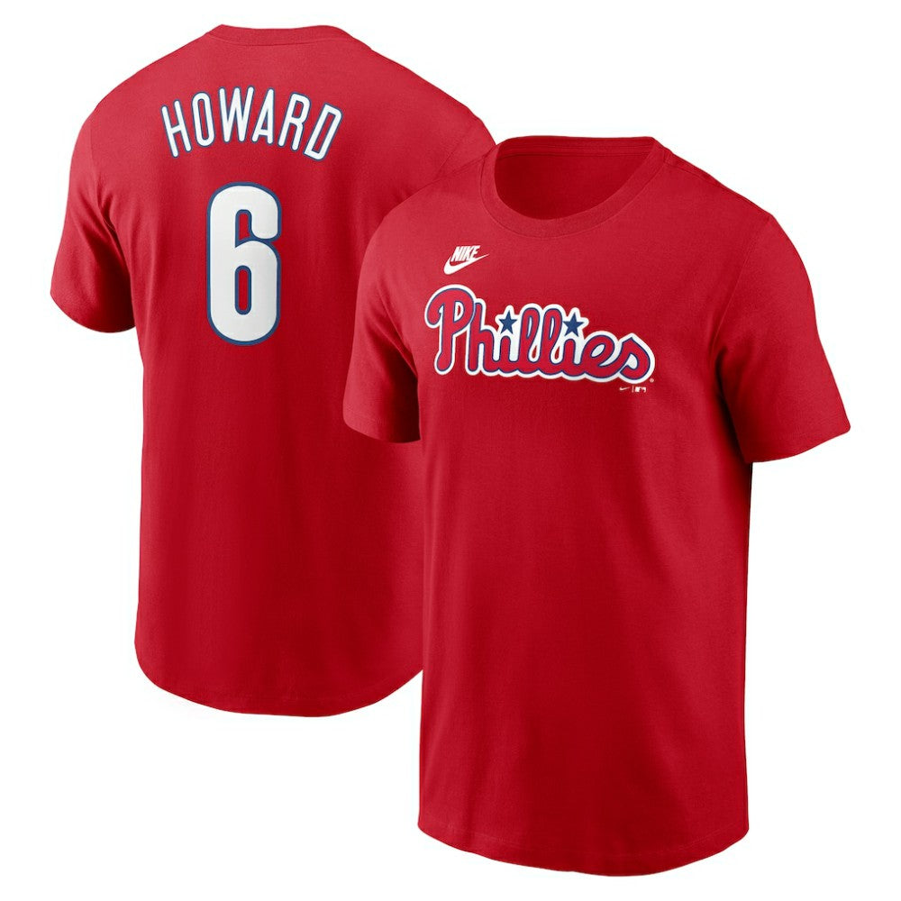 Ryan Howard Philadelphia Phillies Fuse Name & Number T-Shirt Red | Nike