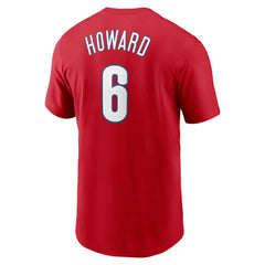 Ryan Howard Philadelphia Phillies Fuse Name & Number T-Shirt Red | Nike