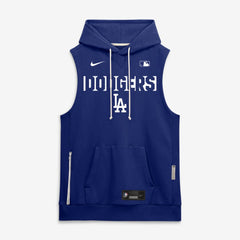 Los Angeles Dodgers Authentic Collection Standard Issue Dri-FIT Sleeveless Hoodie Royal | Nike