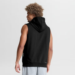 Los Angeles Dodgers Authentic Collection Standard Issue Dri-FIT Sleeveless Hoodie Black | Nike