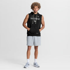 Los Angeles Dodgers Authentic Collection Standard Issue Dri-FIT Sleeveless Hoodie Black | Nike