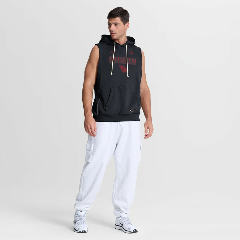 Cleveland Guardians Authentic Collection Standard Issue Dri-FIT Sleeveless Hoodie Navy | Nike