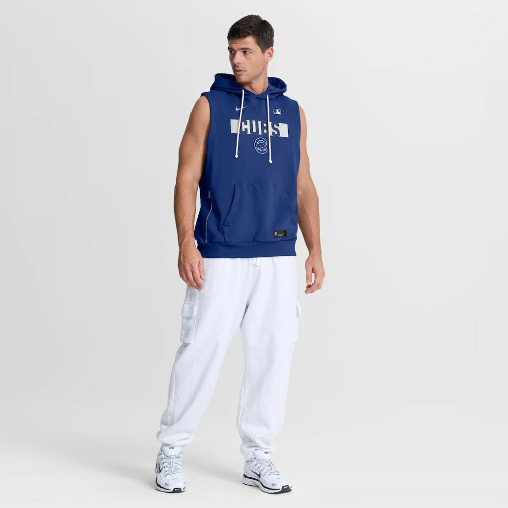 Chicago Cubs Authentic Collection Standard Issue Dri-FIT Sleeveless Hoodie Royal | Nike