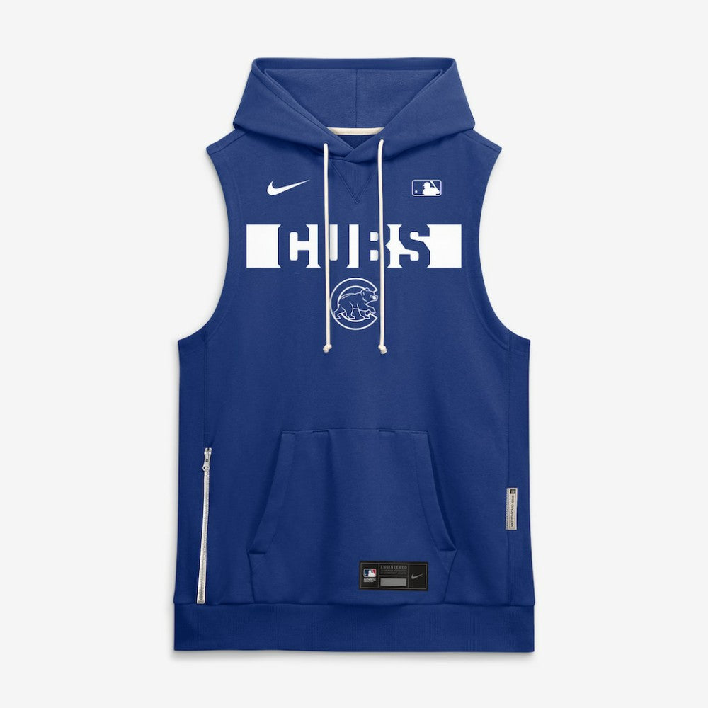 Chicago Cubs Authentic Collection Standard Issue Dri-FIT Sleeveless Hoodie Royal | Nike