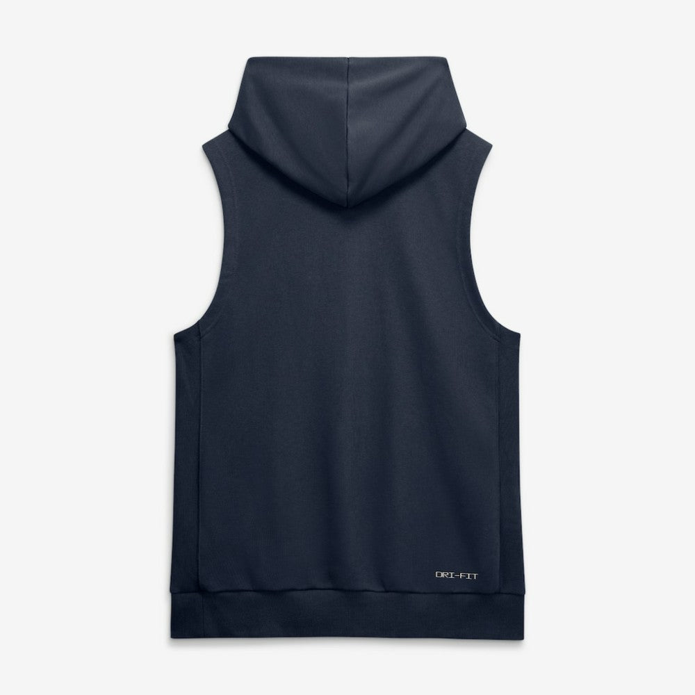 Atlanta Braves Authentic Collection Standard Issue Dri-FIT Sleeveless Hoodie Navy | Nike