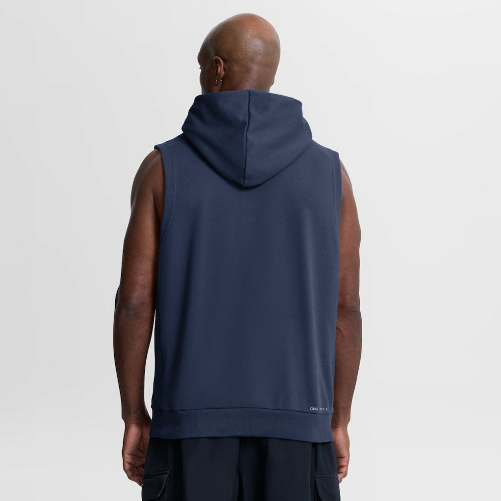 Boston Red Sox Authentic Collection Standard Issue Dri-FIT Sleeveless Hoodie Navy | Nike
