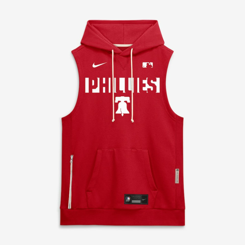 Philadelphia Phillies Authentic Collection Standard Issue Dri-FIT Sleeveless Hoodie Red | Nike