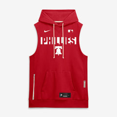Philadelphia Phillies Authentic Collection Standard Issue Dri-FIT Sleeveless Hoodie Red | Nike