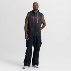 Minnesota Twins Authentic Collection Standard Issue Dri-FIT Sleeveless Hoodie Navy | Nike