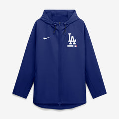 Los Angeles Dodgers Authentic Collection Raglan Therma-FIT Full-Zip Hooded Jacket Royal | Nike